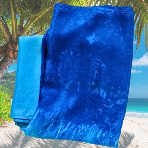 JagBag Large Silk Beach Wrap - Turquoise